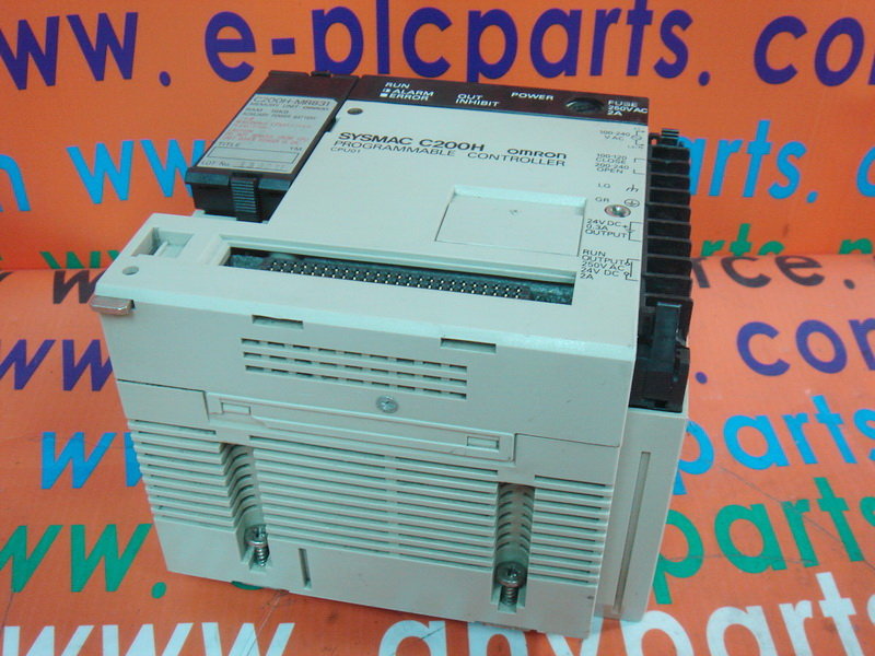 OMRON SYSMAC C200H-CPU01 w/ C200H-MR831 - PLC DCS SERVO Control